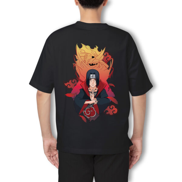 Pure Cotton Anime Printed Oversized Itachi Uchiha t-shirt