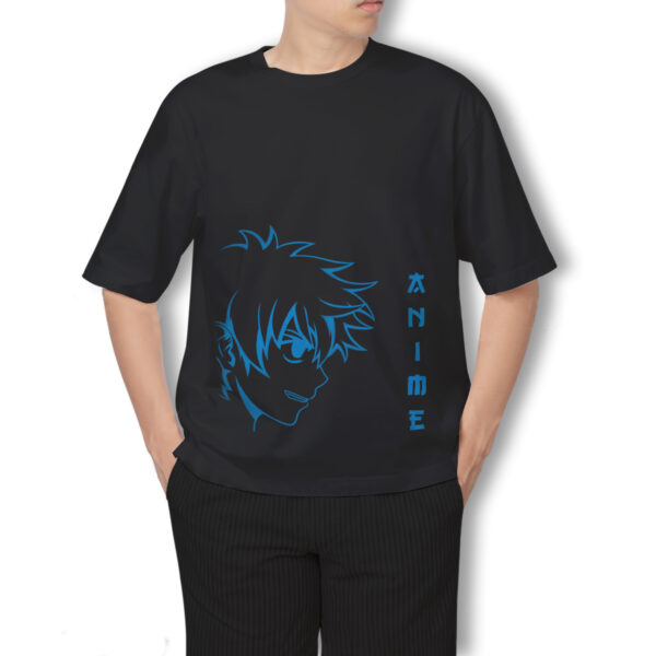 Pure Cotton Anime Printed Oversized t-shirt - Image 3
