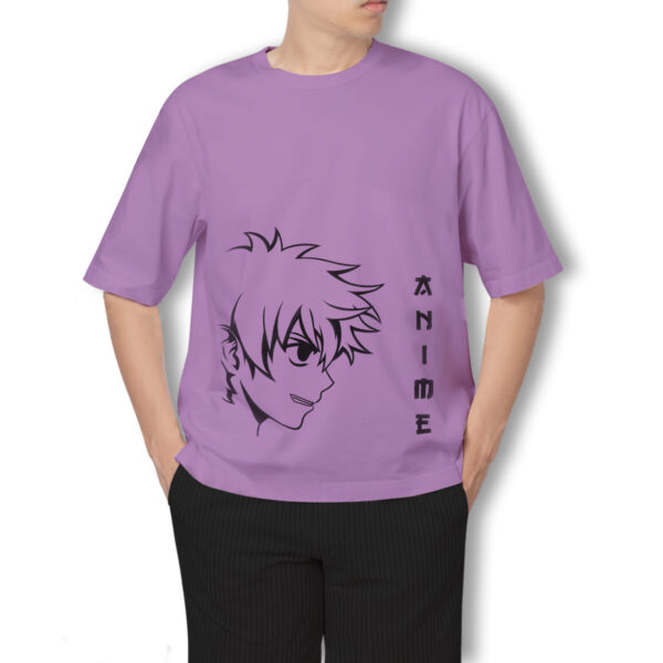 Pure Cotton Anime Printed Oversized t-shirt - Image 5