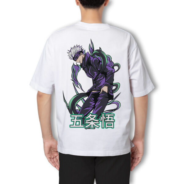 Pure Cotton Satoru Gojo Printed Oversized t-shirt - Image 7