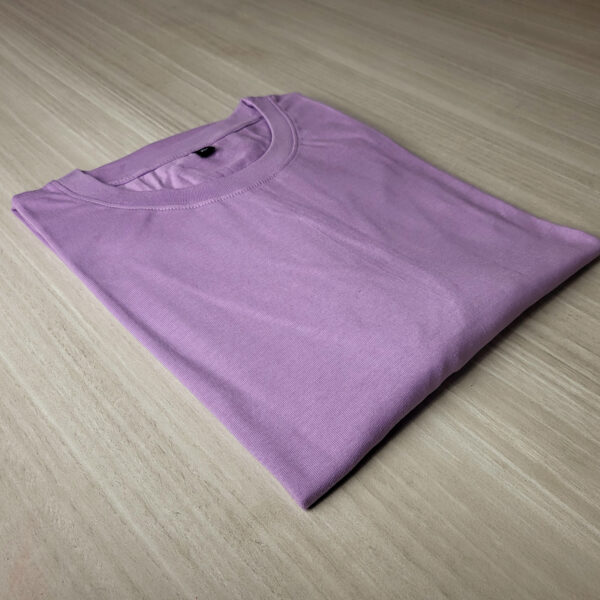 Oversized Pure Cotton Plain T-shirt - Image 12