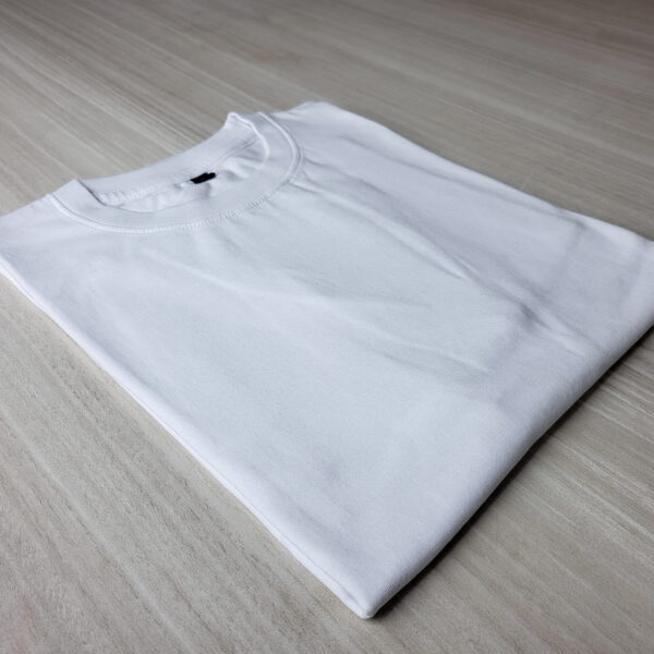 Oversized Pure Cotton Plain T-shirt - Image 8