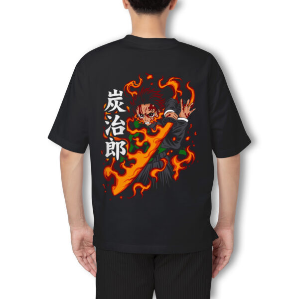 Pure Cotton Tanjiro Kamado Printed Oversized t-shirt
