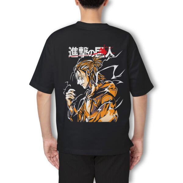 Pure Cotton Attack On Titans-Eren Yeager Printed Oversized t-shirt