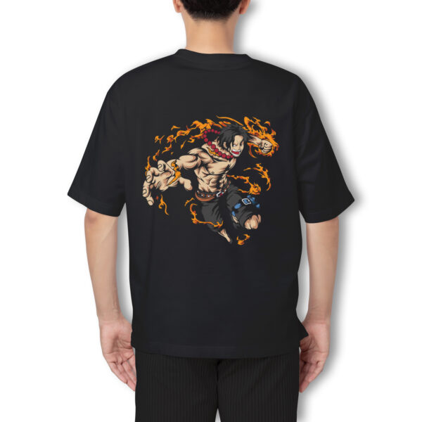 Pure Cotton D. Ace Printed Oversized t-shirt