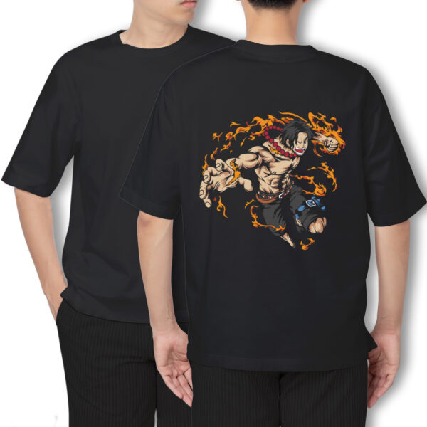 Pure Cotton D. Ace Printed Oversized t-shirt - Image 2