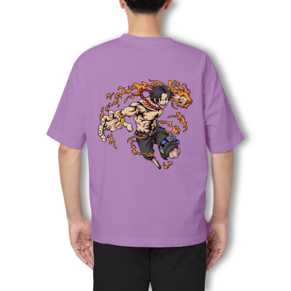 Pure Cotton D. Ace Printed Oversized t-shirt - Image 5