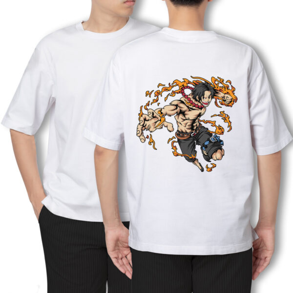 Pure Cotton D. Ace Printed Oversized t-shirt - Image 4
